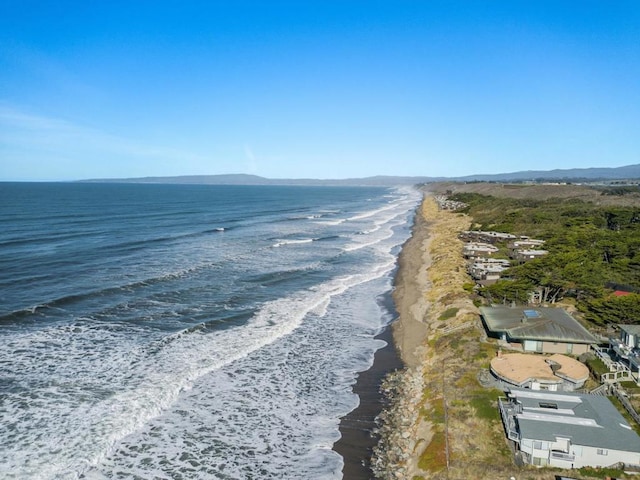 water view featuring a view of the beach