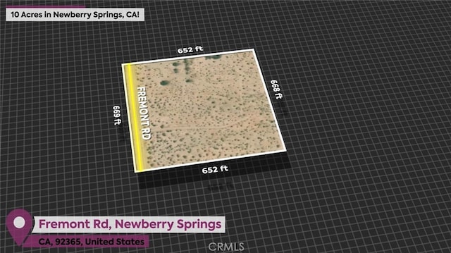 726 Fremont Rd, Newberry Springs CA, 92365 land for sale