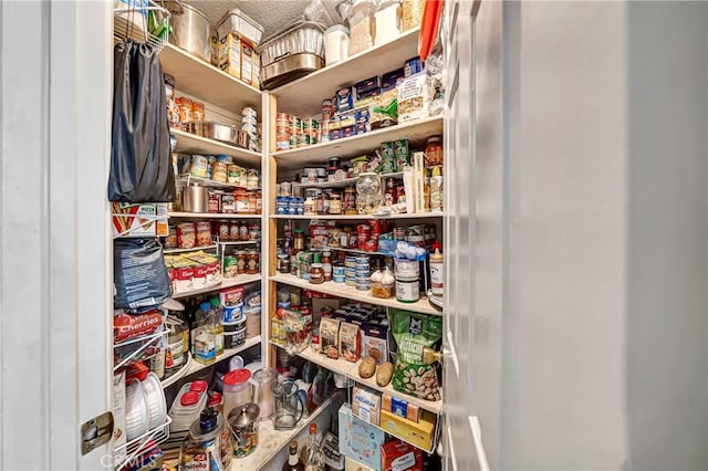 view of pantry