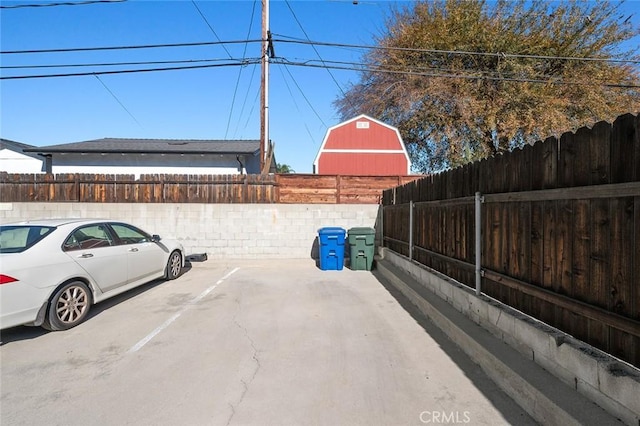 view of car parking