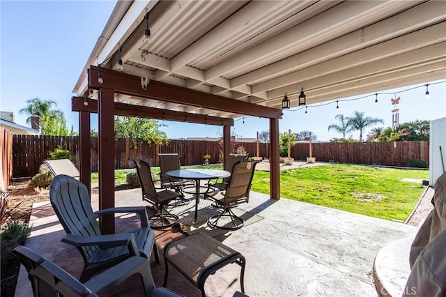 view of patio