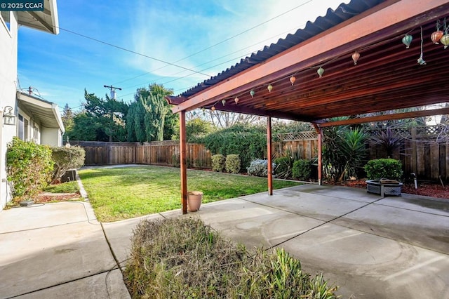 view of patio