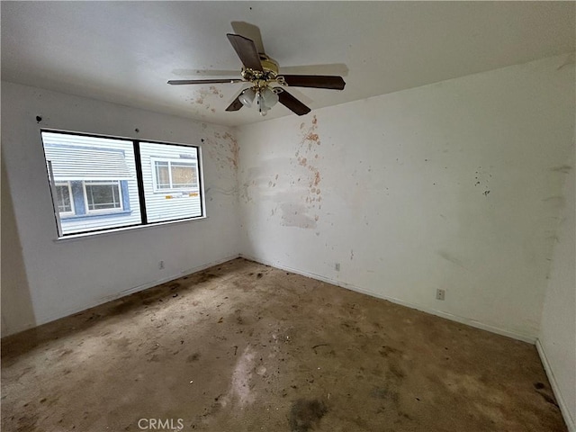 spare room with plenty of natural light