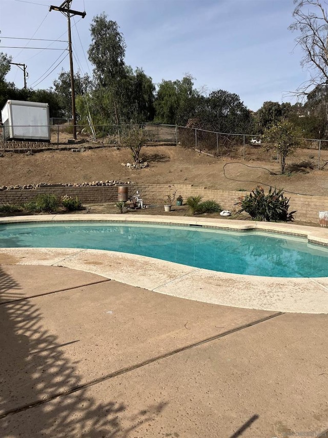 view of pool