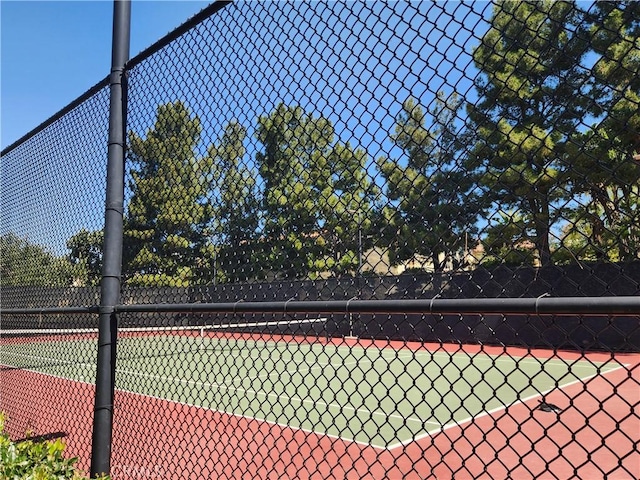 view of sport court