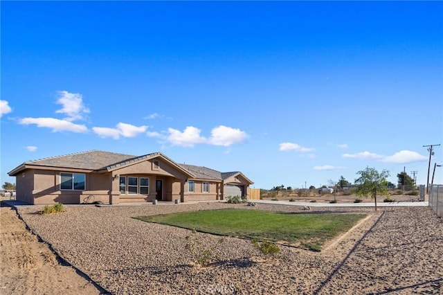 view of rear view of property