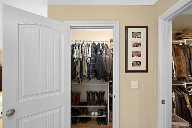 view of closet