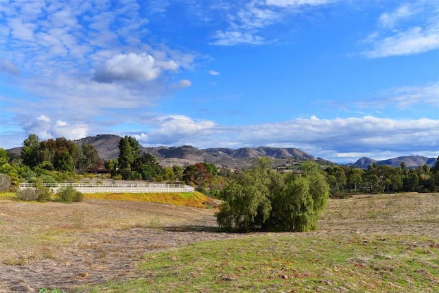 view of mountain feature