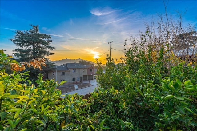 view of rear view of property