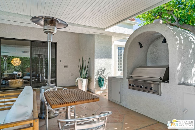 view of patio / terrace featuring grilling area