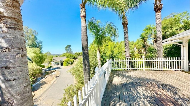 view of deck