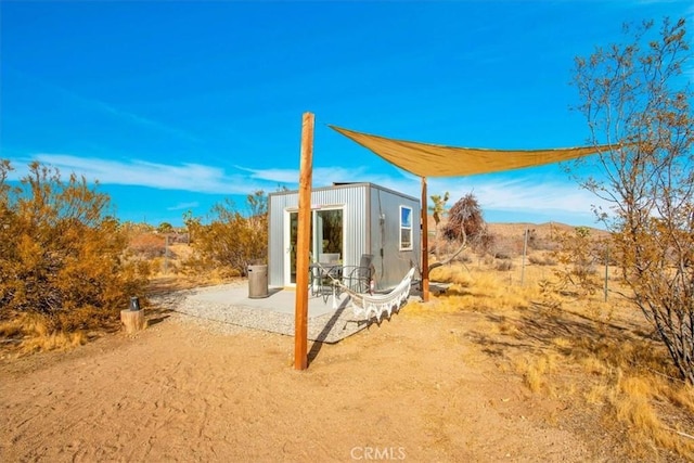 exterior space featuring a patio