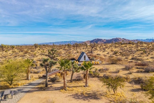 59427 La Crescenta Dr, Yucca Valley, CA 92284 - mountain view featuring a desert view and a rural view