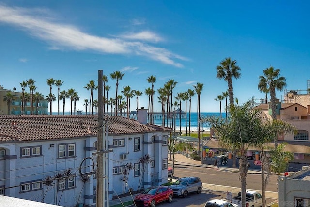 view of property featuring a water view