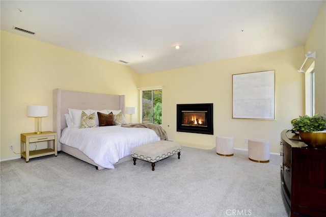 bedroom with carpet floors