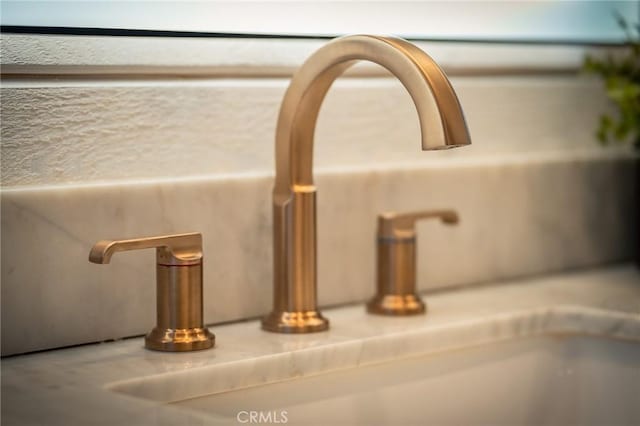 interior details featuring sink