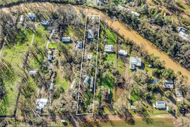 bird's eye view featuring a rural view