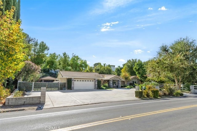 ranch-style house with a garage