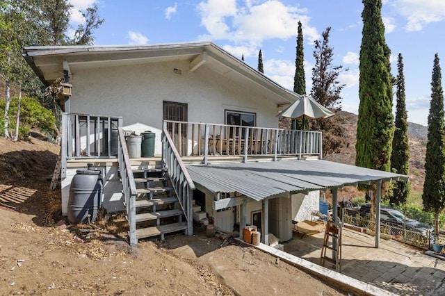 view of rear view of property