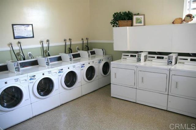 laundry area featuring separate washer and dryer