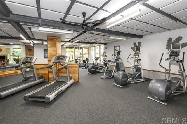 view of exercise room