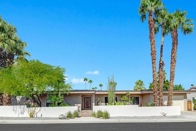 ranch-style house with a garage