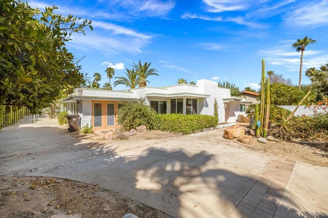 view of ranch-style house