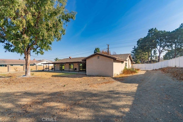 view of side of property