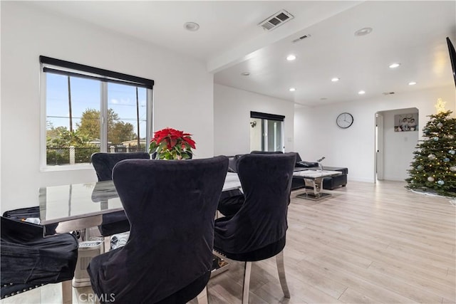 interior space featuring light hardwood / wood-style flooring