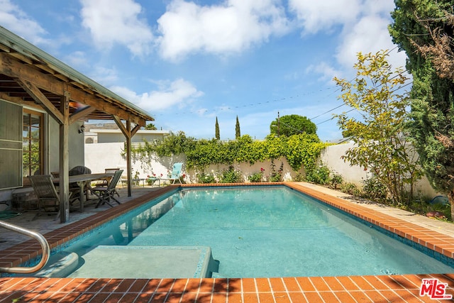 view of swimming pool