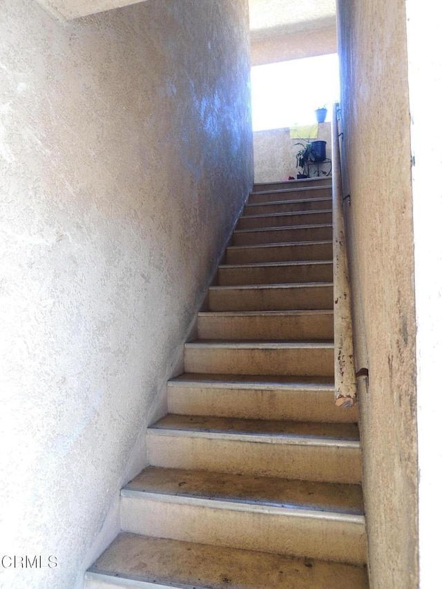 view of stairs