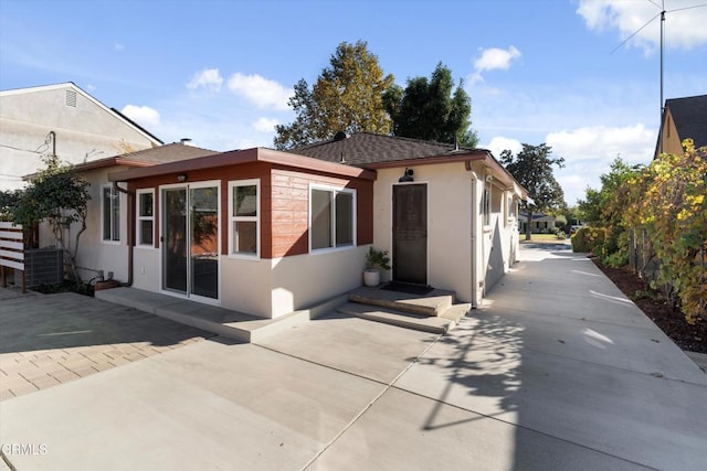 exterior space with a patio