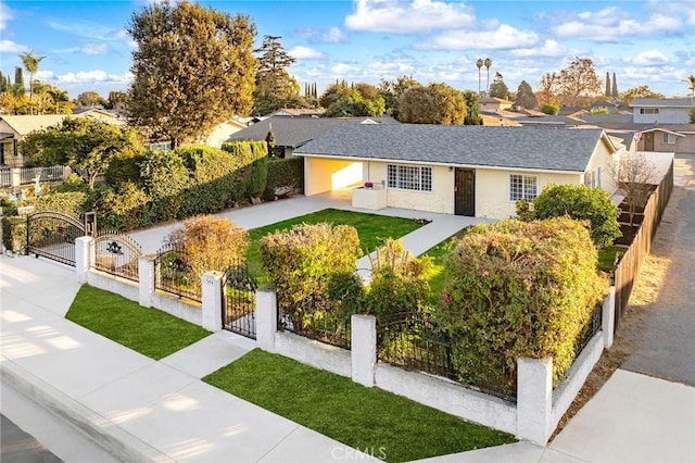 view of ranch-style home