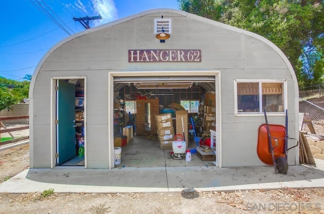 view of outbuilding