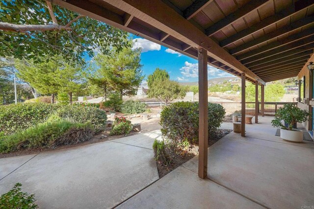 view of patio