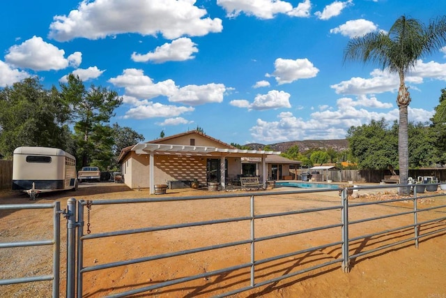 view of front of property