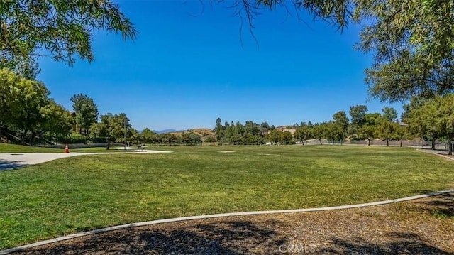 surrounding community featuring a yard