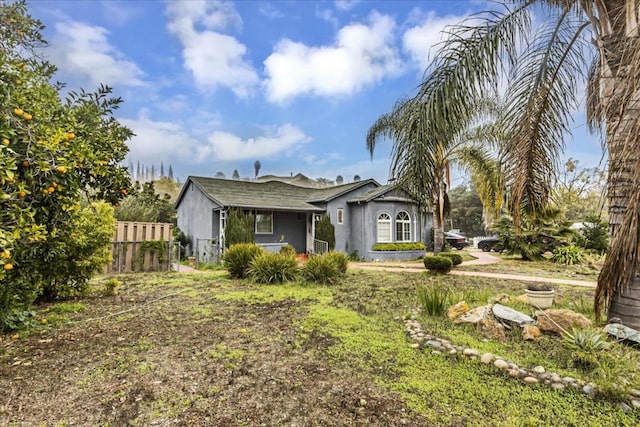 view of ranch-style home