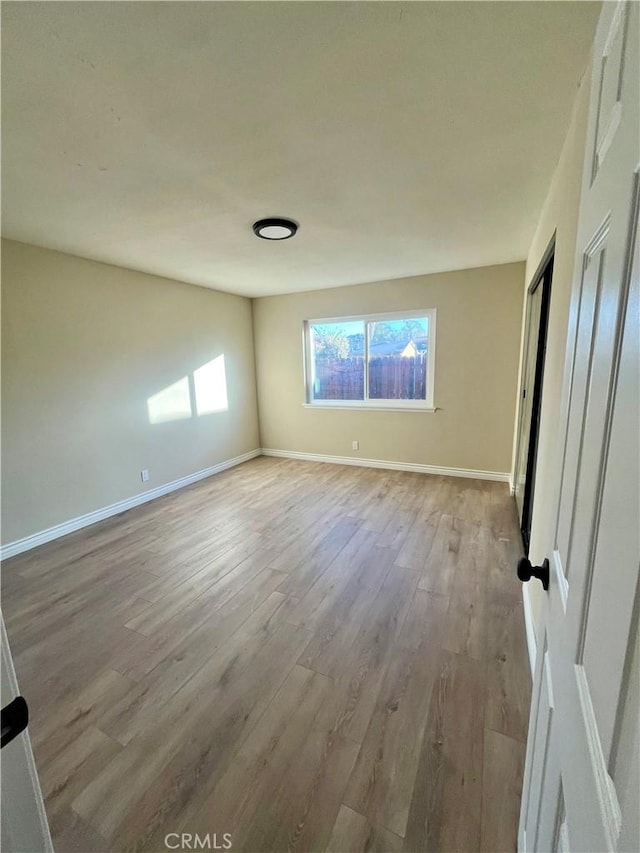 interior space featuring light wood-type flooring