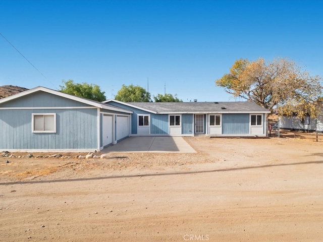 ranch-style house with a garage