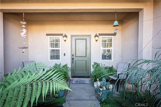 view of entrance to property