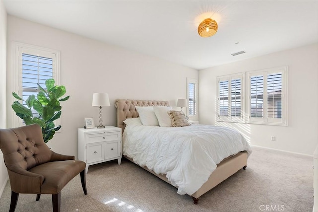 bedroom featuring carpet floors