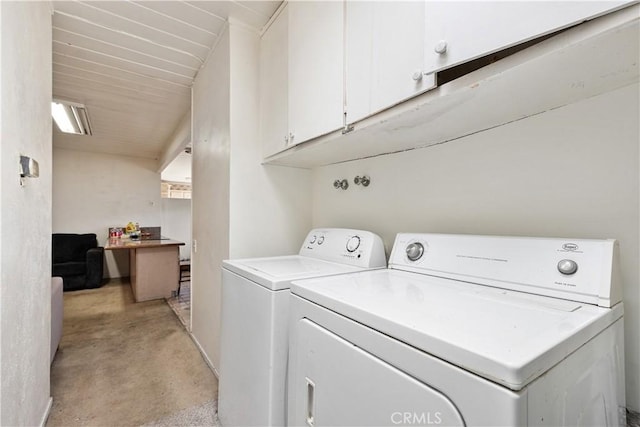 17113 Lisette St, Granada Hills, CA 91344 - washroom featuring cabinet space and washer and clothes dryer