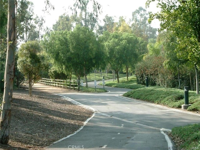 view of road