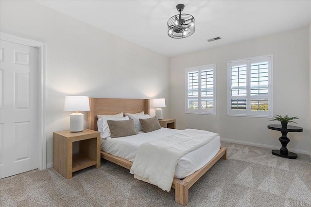 bedroom featuring carpet floors