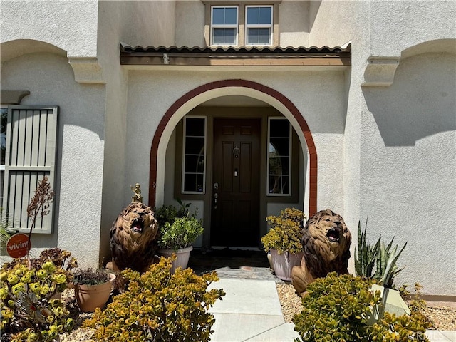 view of entrance to property