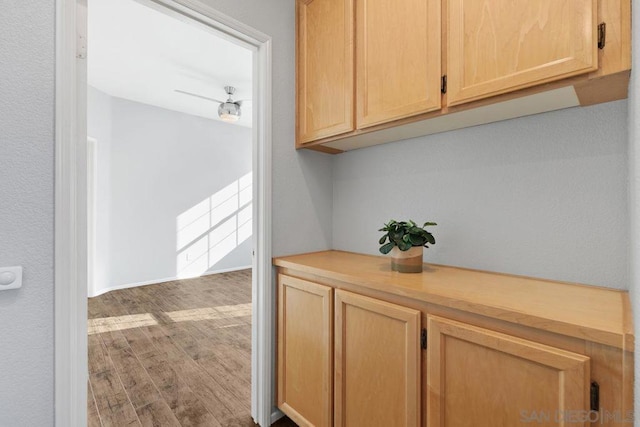 interior details with wood-type flooring