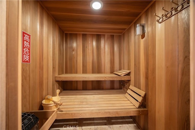 view of sauna / steam room