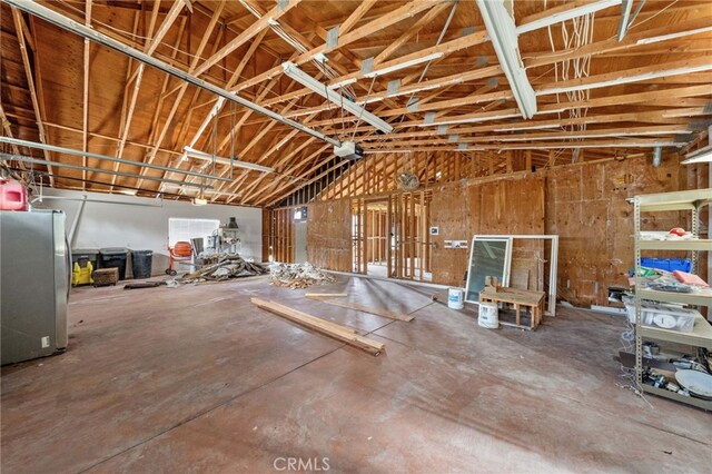 miscellaneous room featuring concrete floors