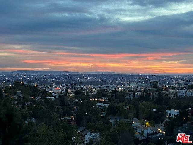 view of city featuring a mountain view